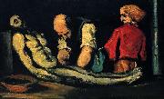 Paul Cezanne Vorbereitung auf das Begrabnis oil painting on canvas